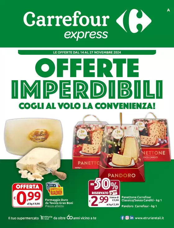 Volantino Carrefour Express a Siena | Offerte imperdibili | 14/11/2024 - 27/11/2024