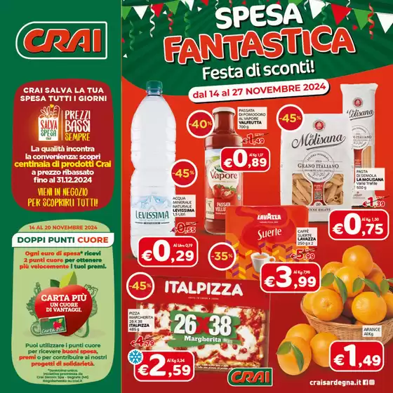 Volantino Crai a Terralba | Spesa fantastica | 14/11/2024 - 27/11/2024