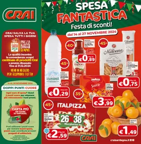 Offerte di Iper e super a Ozieri | Spesa fantastica in Crai | 14/11/2024 - 27/11/2024