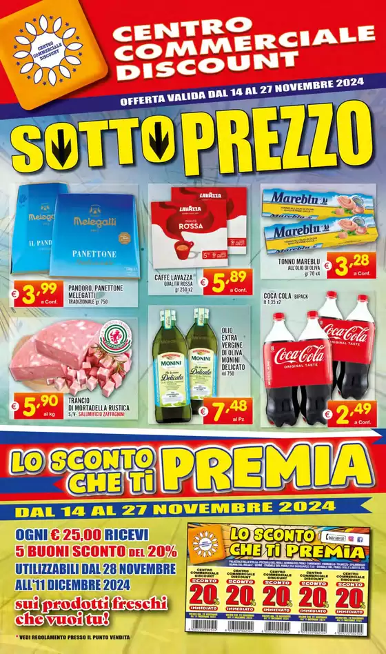 Volantino Centro Commerciale Discount a Cordenons | Sottoprezzo | 14/11/2024 - 27/11/2024