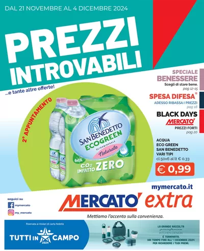 Volantino Mercatò Extra a Alessandria | Prezzi introvabili | 21/11/2024 - 4/12/2024