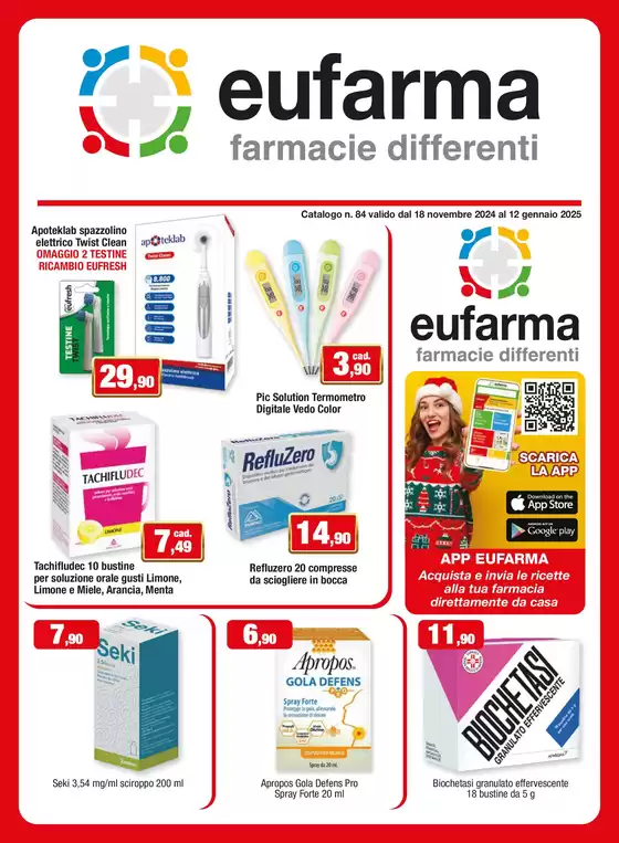 Volantino Eufarma a Aversa | Farmacie differenti | 15/11/2024 - 12/1/2025