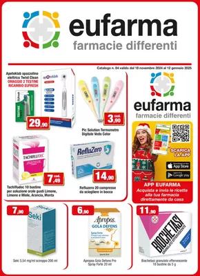 Offerte di Salute e Benessere a Napoli | Farmacie differenti in Eufarma | 15/11/2024 - 12/1/2025