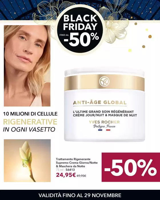 Volantino Yves Rocher | Black Friday | 15/11/2024 - 29/11/2024