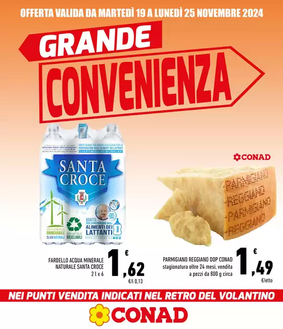 Volantino Conad a Rutigliano | GRANDE CONVENIENZA | 19/11/2024 - 25/11/2024