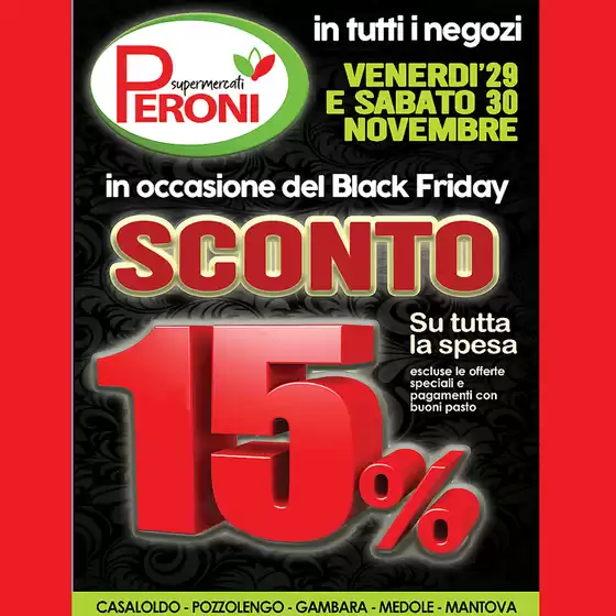 Volantino Supermercati Peroni a Mantova | Sconto | 15/11/2024 - 30/11/2024