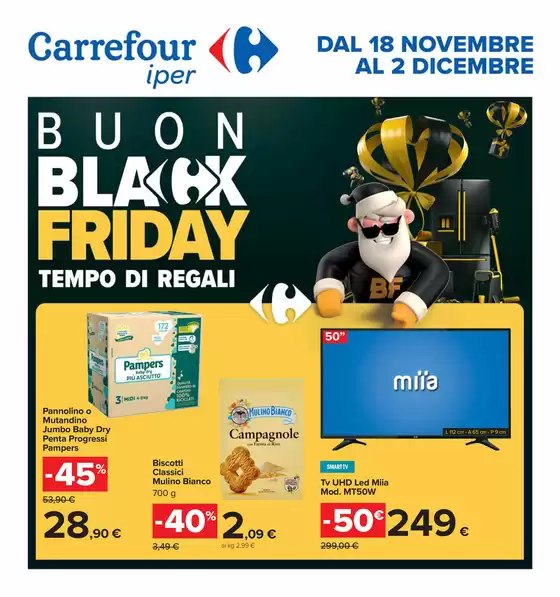 Volantino Carrefour Ipermercati a Quartu Sant'Elena | Black Friday | 18/11/2024 - 2/12/2024