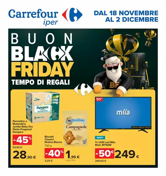 Volantino Carrefour Ipermercati | Black Friday | 18/11/2024 - 2/12/2024