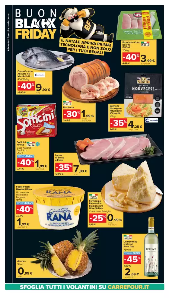 Volantino Carrefour Market a Roma | Black Friday | 18/11/2024 - 2/12/2024