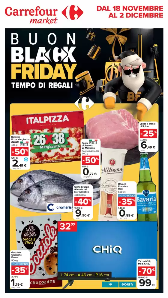 Volantino Carrefour Market a Firenze | Black Friday | 18/11/2024 - 2/12/2024