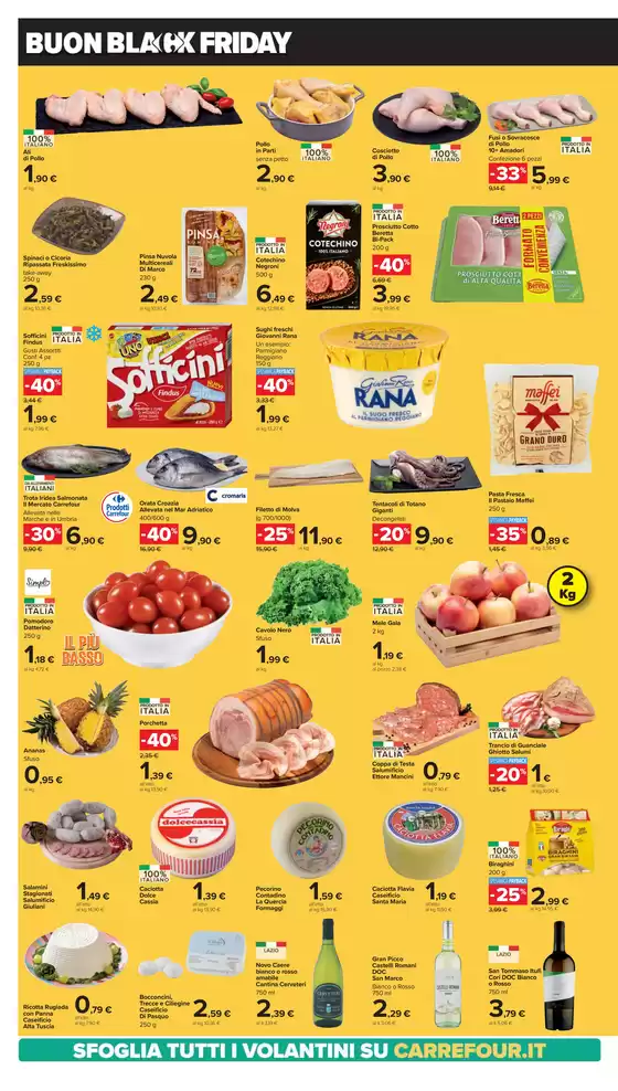 Volantino Carrefour Market a Firenze | Black Friday | 18/11/2024 - 2/12/2024