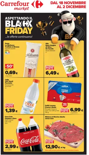 Volantino Carrefour Market a Roma | Black Friday | 18/11/2024 - 2/12/2024