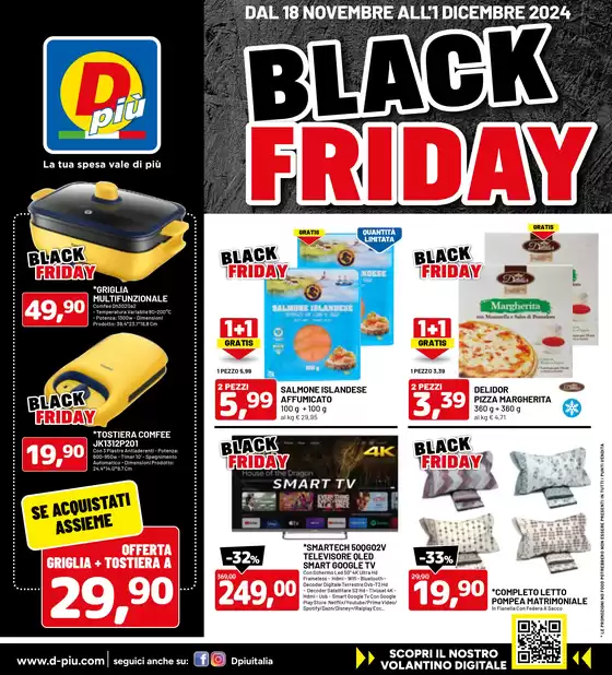 Volantino Dpiu a Grugliasco | Black Friday | 18/11/2024 - 1/12/2024