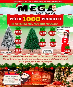 Volantino Mega a Roma | Mega P. Leonardo - Più di 1000 prodotti in offerta! | 15/11/2024 - 8/12/2024