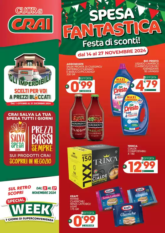 Volantino Crai a Aci Castello | Spesa fantastica | 15/11/2024 - 27/11/2024