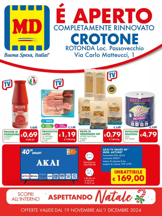 Volantino MD a Crotone | Aspettando Natale | 19/11/2024 - 1/12/2024