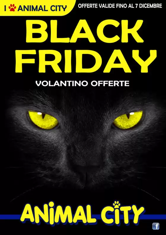 Volantino Animal City a Cassino | Black Friday | 18/11/2024 - 7/12/2024