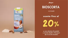 Volantino Biosapori a Cassola | BIOSCORTA DI NOVEMBRE | 18/11/2024 - 30/11/2024