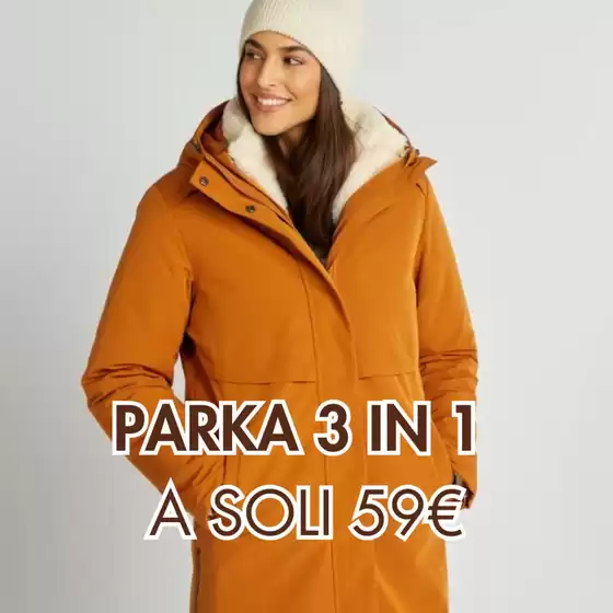 Volantino Kiabi a Lastra a Signa | Parka 3 in 1 | 18/11/2024 - 22/11/2024