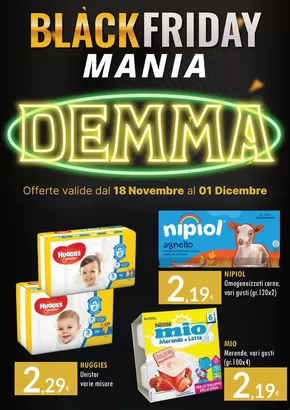 Volantino Sanitaria Demma a Villabate | Black Friday Mania | 18/11/2024 - 1/12/2024