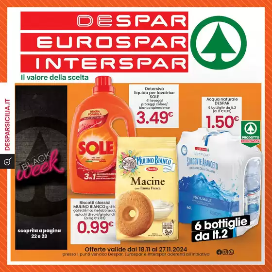 Volantino Interspar a Ragusa | Black week  | 18/11/2024 - 27/11/2024