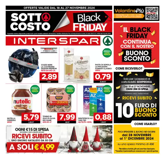 Volantino Interspar a Pescara | Sotto costo  | 18/11/2024 - 27/11/2024