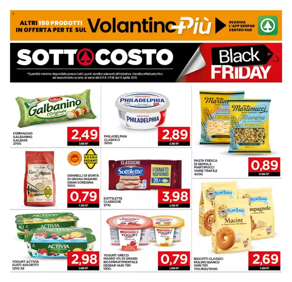 Volantino Interspar a Rende | Sotto costo  | 18/11/2024 - 27/11/2024