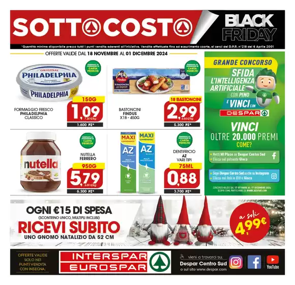 Volantino Interspar a Marigliano | Sotto costo  | 18/11/2024 - 1/12/2024