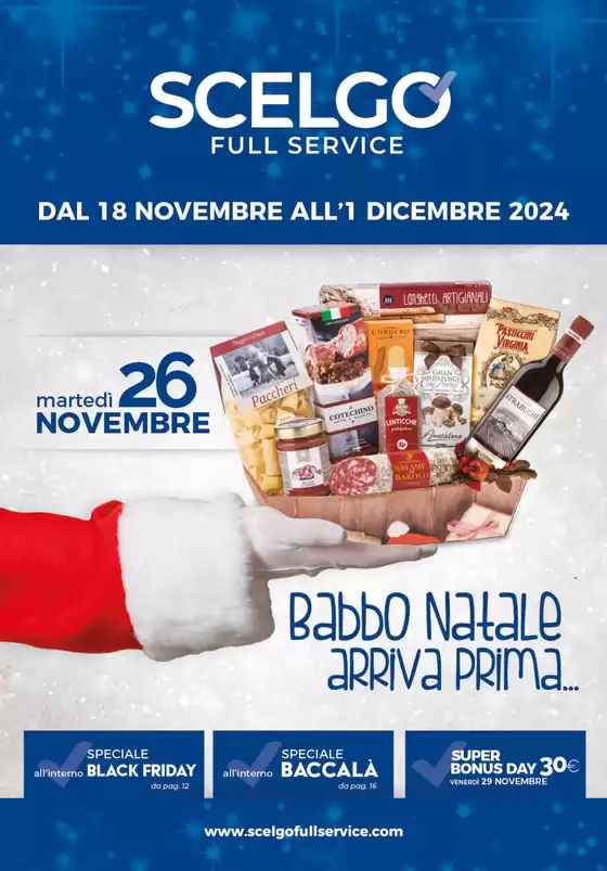 Volantino Scelgo a Cepagatti | Babbo Natale arriva prima... | 18/11/2024 - 1/12/2024