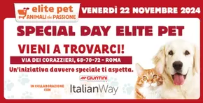 Volantino Elite Pet a Roma | Special day  | 18/11/2024 - 22/11/2024