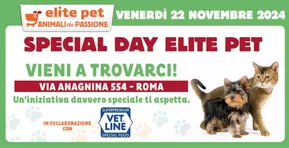 Volantino Elite Pet a Roma | Special day  | 18/11/2024 - 22/11/2024