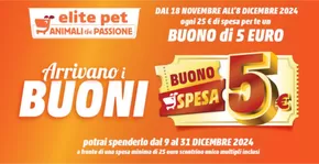 Offerte di Animali | Buono spesa 5 euro  in Elite Pet | 18/11/2024 - 8/12/2024