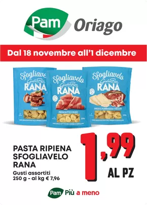 Volantino Pam a Padova | PROMOZIONE PASTA RIPIENA | 18/11/2024 - 2/12/2024