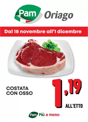 Volantino Pam a Padova | PROMOZIONE COSTATA CON OSSO | 18/11/2024 - 2/12/2024