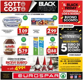 Volantino Eurospar a Casoria | Sotto costo | 18/11/2024 - 27/11/2024