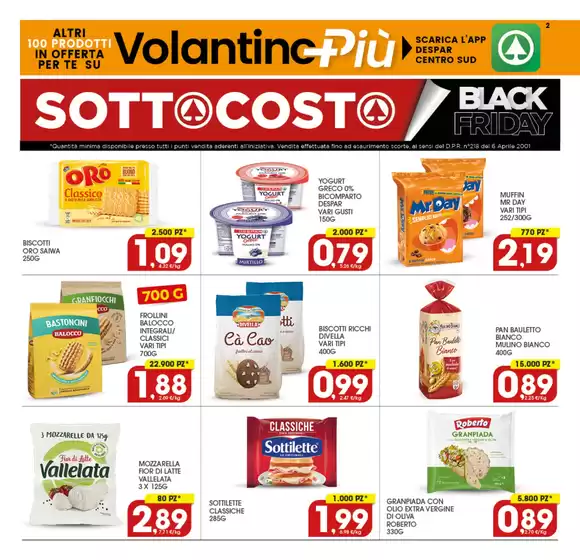 Volantino Eurospar a Vasto | Sotto costo | 18/11/2024 - 28/11/2024