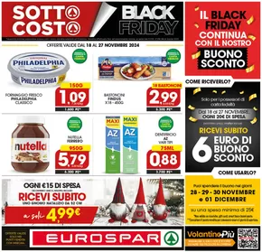 Volantino Eurospar | Sotto costo  | 18/11/2024 - 27/11/2024