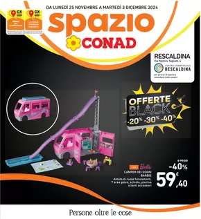 Volantino Spazio Conad a Rescaldina | Offerte Black | 25/11/2024 - 3/12/2024