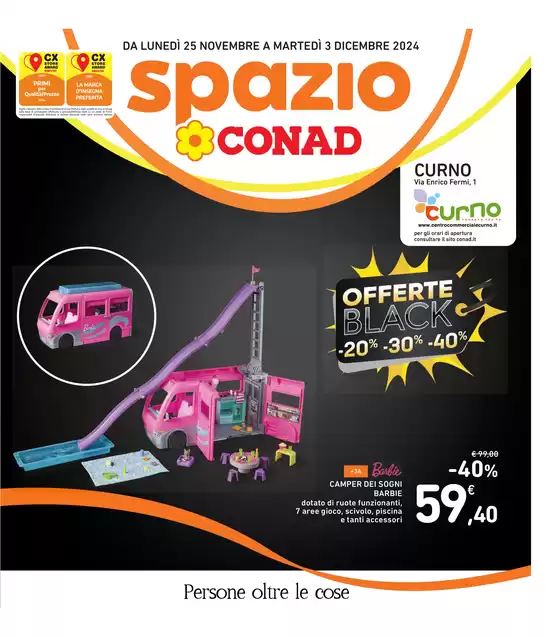 Volantino Spazio Conad a Curno | Offerte Black | 25/11/2024 - 3/12/2024