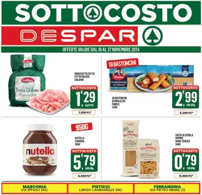 Offerte di Iper e super a Bernalda | Sotto costo in Despar | 18/11/2024 - 27/11/2024