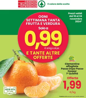 Volantino Despar a Trieste | Solo a 0,99 euro  | 18/11/2024 - 24/11/2024