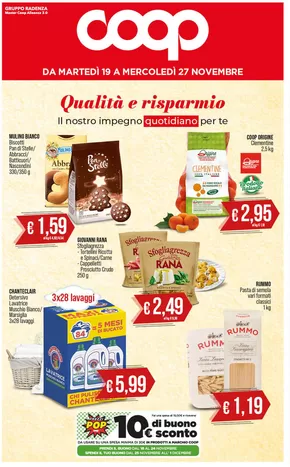 Volantino Coop a Messina | Qualita e risparmio! | 19/11/2024 - 27/11/2024