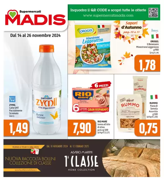 Volantino Madis a Matelica | Sapori d'autunno | 18/11/2024 - 26/11/2024