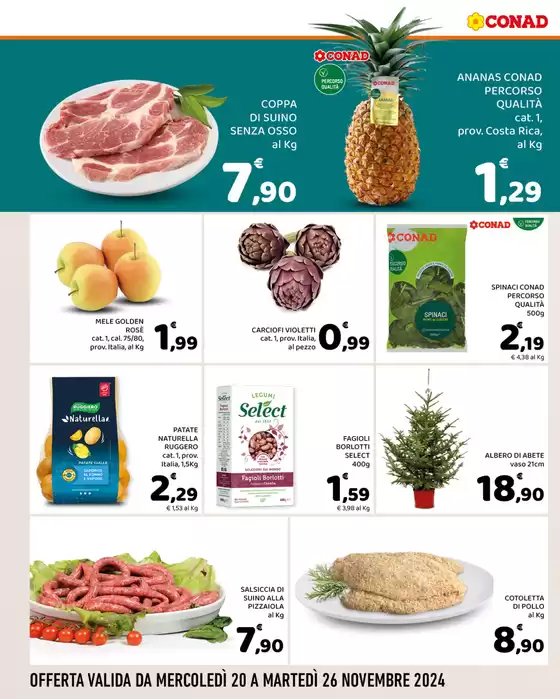 Volantino Margherita Conad a Trapani | Convenienza Più | 20/11/2024 - 26/11/2024