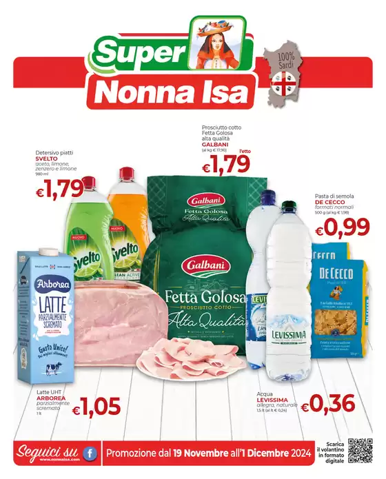 Volantino Nonna Isa a Castiadas | Promozione dal 19 novembre all'1 dicembre 2024 | 18/11/2024 - 1/12/2024