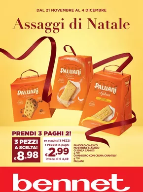 Offerte di Iper e super a Milano | Assaggi di Natale in Bennet | 21/11/2024 - 4/12/2024