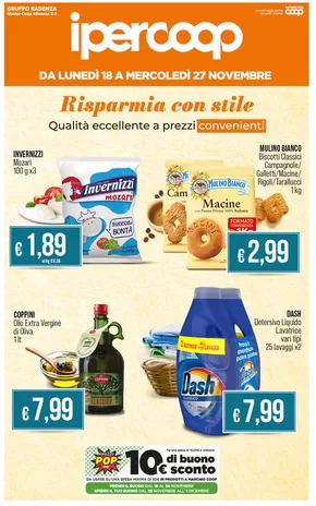 Volantino Ipercoop | Risparmia con stile! | 18/11/2024 - 27/11/2024