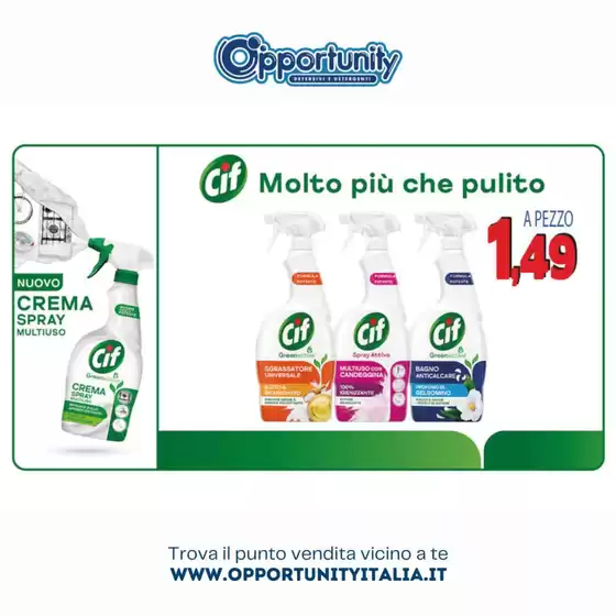 Volantino Opportunity Shop a Pozzuoli | Molto piu che pulito | 18/11/2024 - 30/11/2024