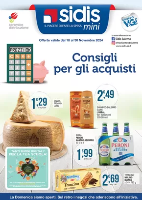 Volantino Sidis | Consigli per gli ascquisti | 18/11/2024 - 1/12/2024