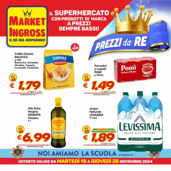 Volantino Market Ingross a Gela | Prezzi da RE | 19/11/2024 - 28/11/2024